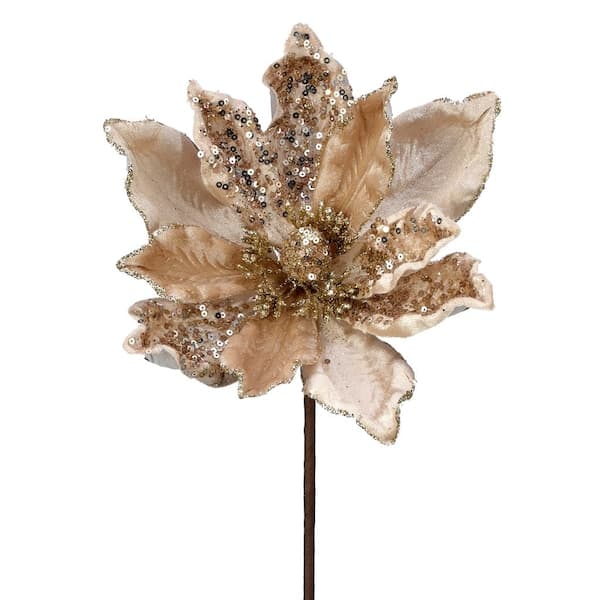 Poinsettia Picks - Etsy