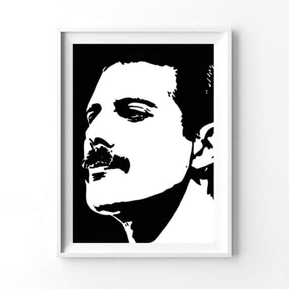 Freddie Mercury Pop Art