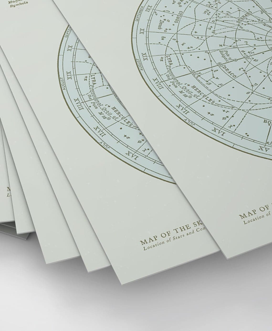 Star Map Constellations Framed Poster. Ready to Hang Print. | Etsy
