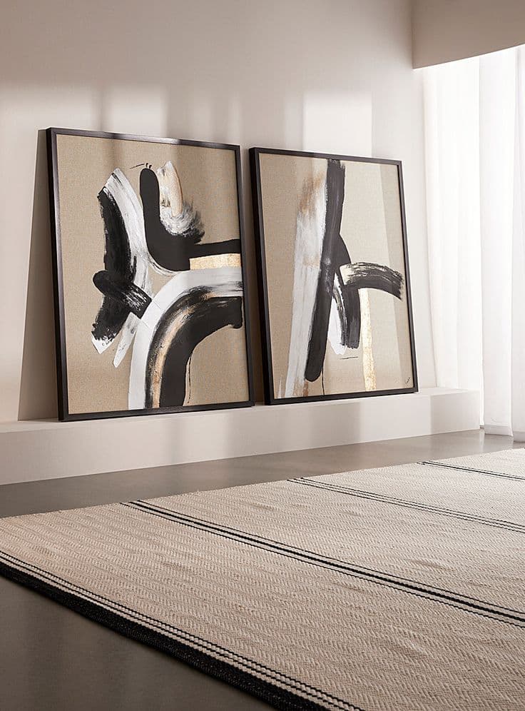 Abstract effervescence art prints Set of 2 | Simons Maison | Online ...