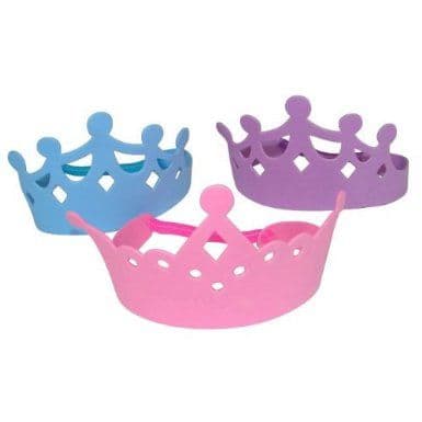 Foam Princess Tiaras (1 dz) - Perfect Party Favors for Kids
