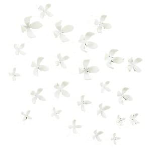 Umbra Wallflower Metal Wall Decor, Copper, Set of 9 | Flower wall ...