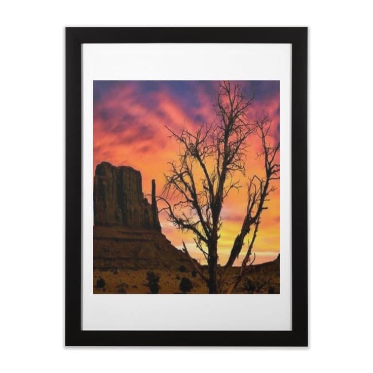 Desert Sunset | Desert sunset, Fine art prints, Framed art prints