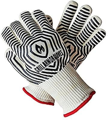 GRILL ARMOR GLOVES – Oven Gloves 932°F Extreme Heat & Cut Resistant ...