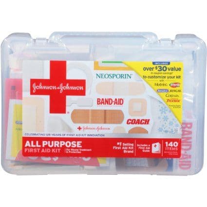 Johnson & Johnson All Purpose First Aid Kit | Johnson and johnson ...