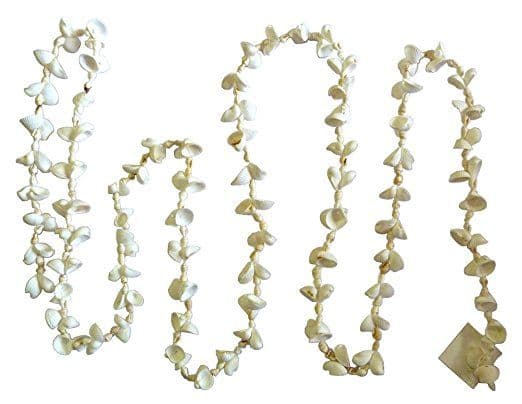 Beachcombers 04511 Multi Seashell Garland, White | Seashell garland ...