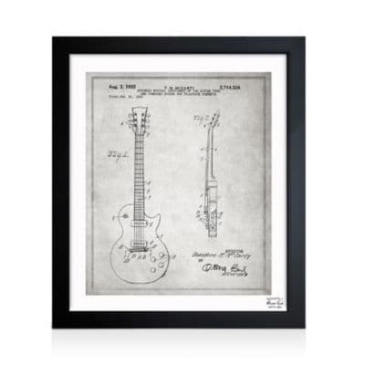 Oliver Gal Gibson Les Paul Guitar Wall Art | Bloomingdale's | Guitar ...