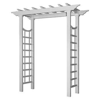 Fairfield Grande 52.25" Vinyl Arbor - White - Vita | New england arbors ...