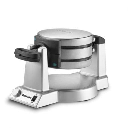 Cuisinart Double Belgian Waffle Maker Round, Stainless Steel Waffle ...