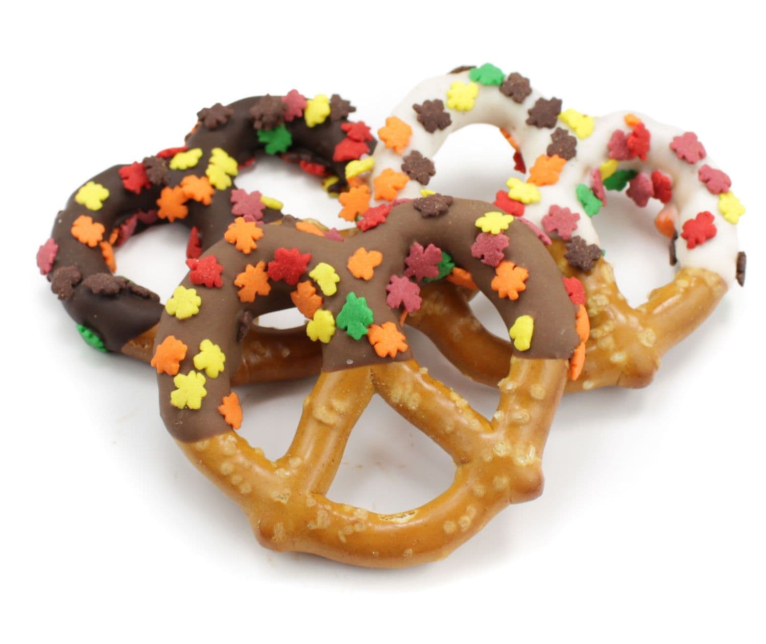 Fall Chocolate Pretzel Twists - 12pcs - Individually Wrapped ...