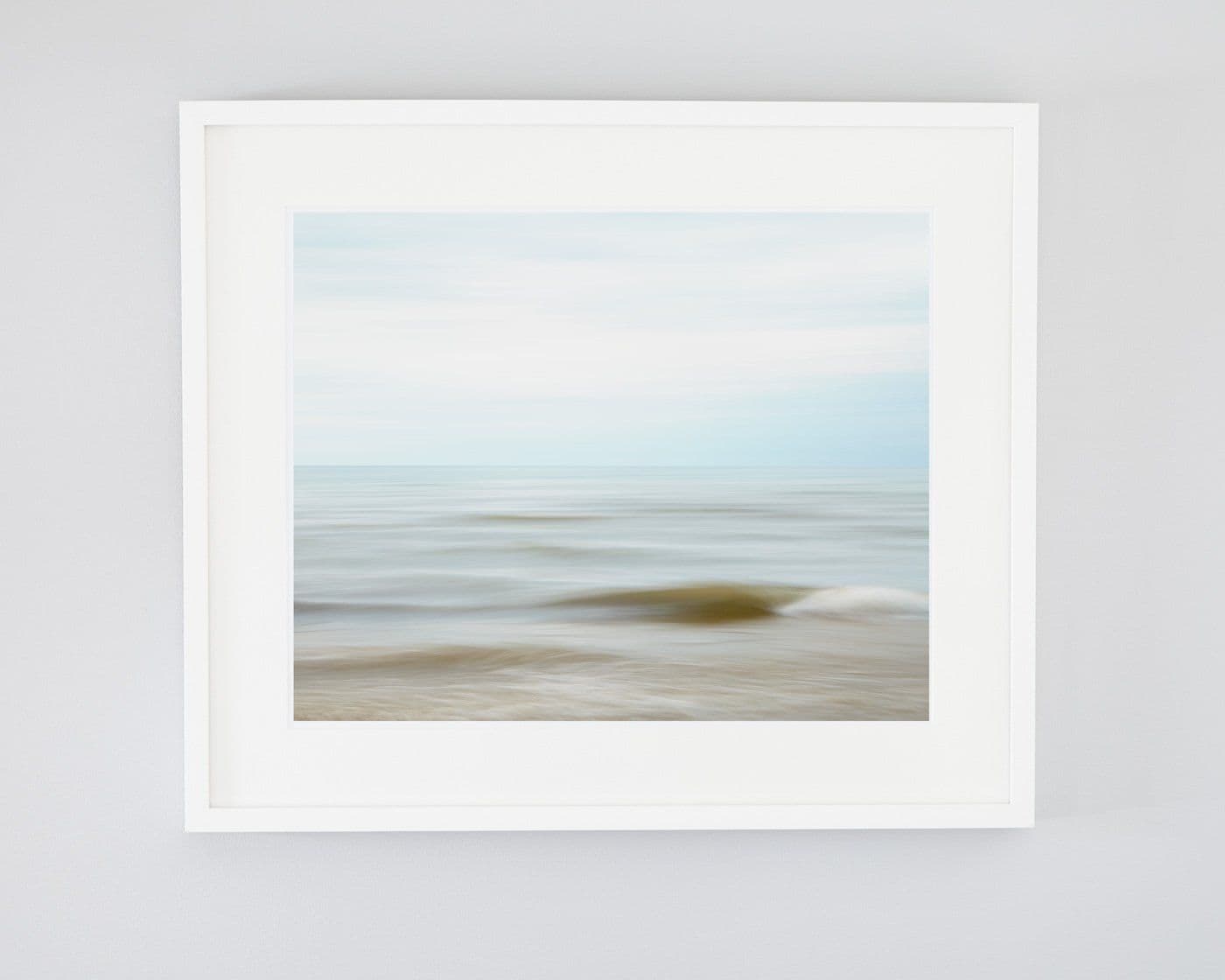 Leaning Art on a Coastal Console Table - Jennifer Squires Productions ...