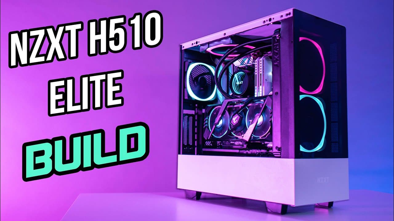 EPIC $1500 PC Build Time Lapse - NZXT H510 Elite - YouTube