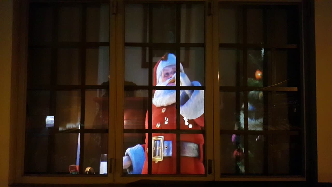 Atmoscheer Christmas Window Projection - Santa - YouTube