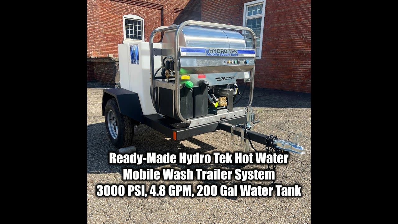 A Closer Look At the Compact Hydro Tek Hot Water Mobile Wash Trailer ...
