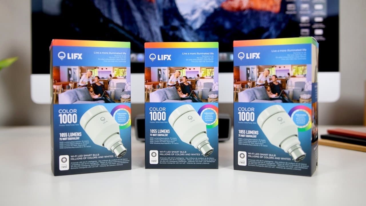 LIFX Colour 1000 Smart LED Bulb Review - YouTube