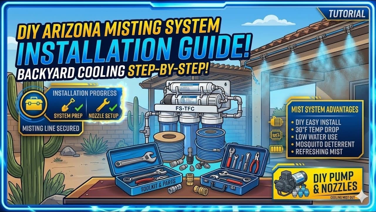 Misting System Installation - YouTube