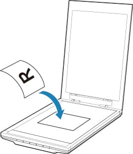 Canon : CanoScan Manuals : LiDE 400 : Place the Item on the Platen