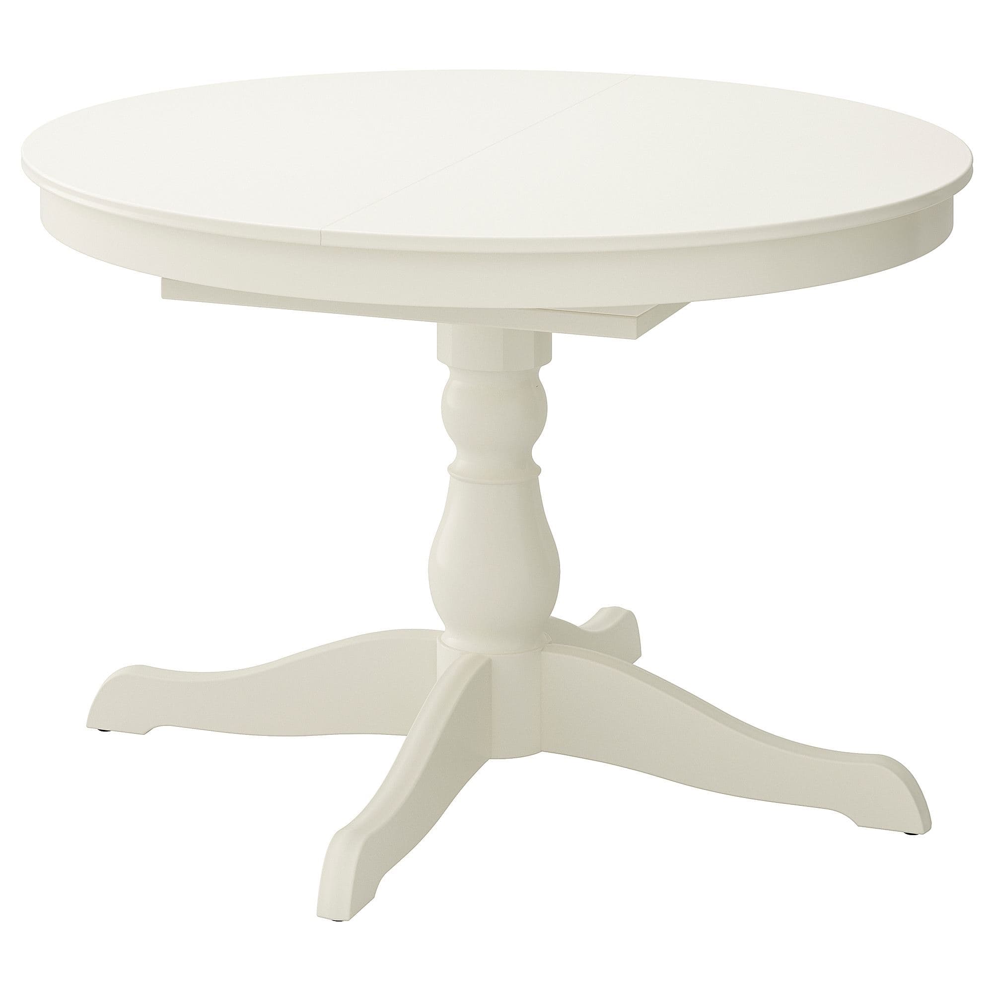 INGATORP white seats 4-6 round dining table - 40217069 | IKEA