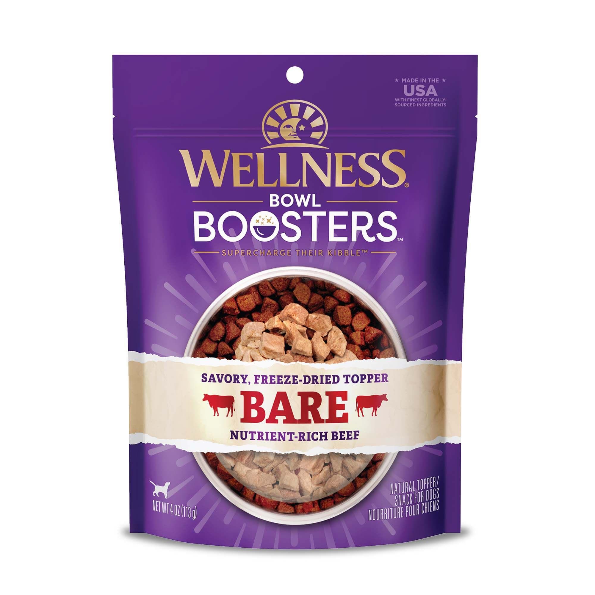 WELLNESS CORE Bowl Boosters Bare Beef Freeze-Dried Dog Food Mixer or ...