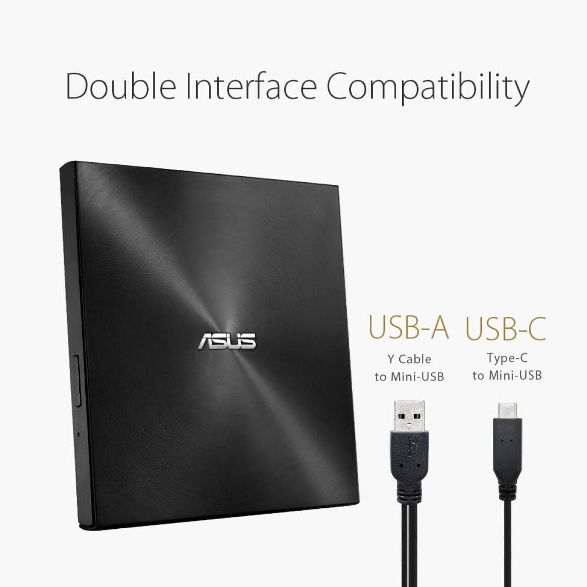ASUS ZenDrive U9M Ultraslim External DVD Read & Writer For Windows ...