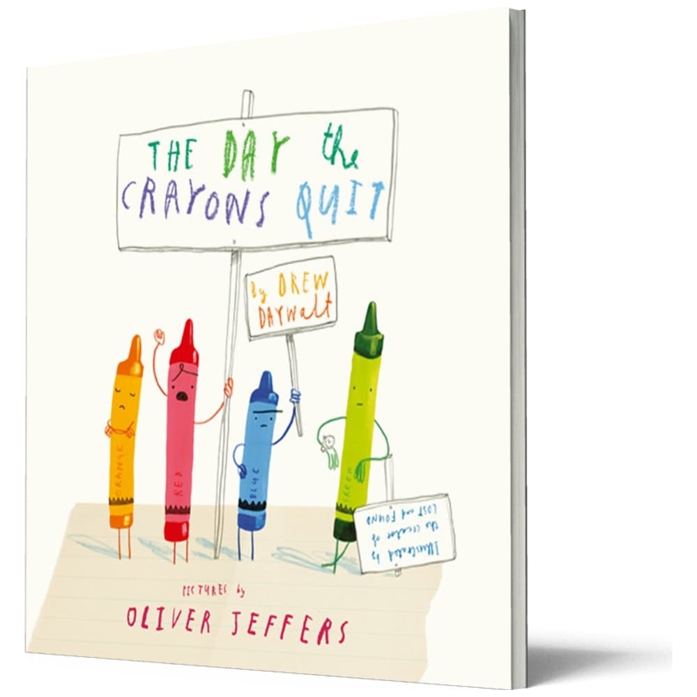The Day the Crayons Quit Paperback Book by Oliver Jeffers | Smyths Toys UK