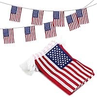 Amazon.com : Anley USA American String Pennant Banners, Patriotic ...