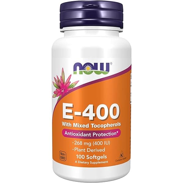 Amazon.com: Now Foods - Vitamin E D Alpha Tocopheryl Acetate 400 ...