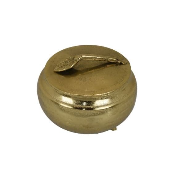 Gold Trinket Box Leaf Top | 180-20013 | Wall Décor | AFW.com