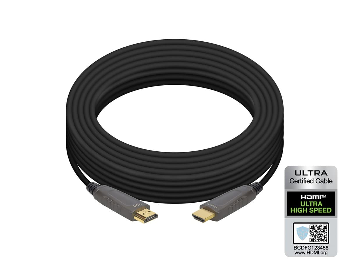 Monoprice SlimRun AV 8K Certified Ultra High Speed Active HDMI Cable ...