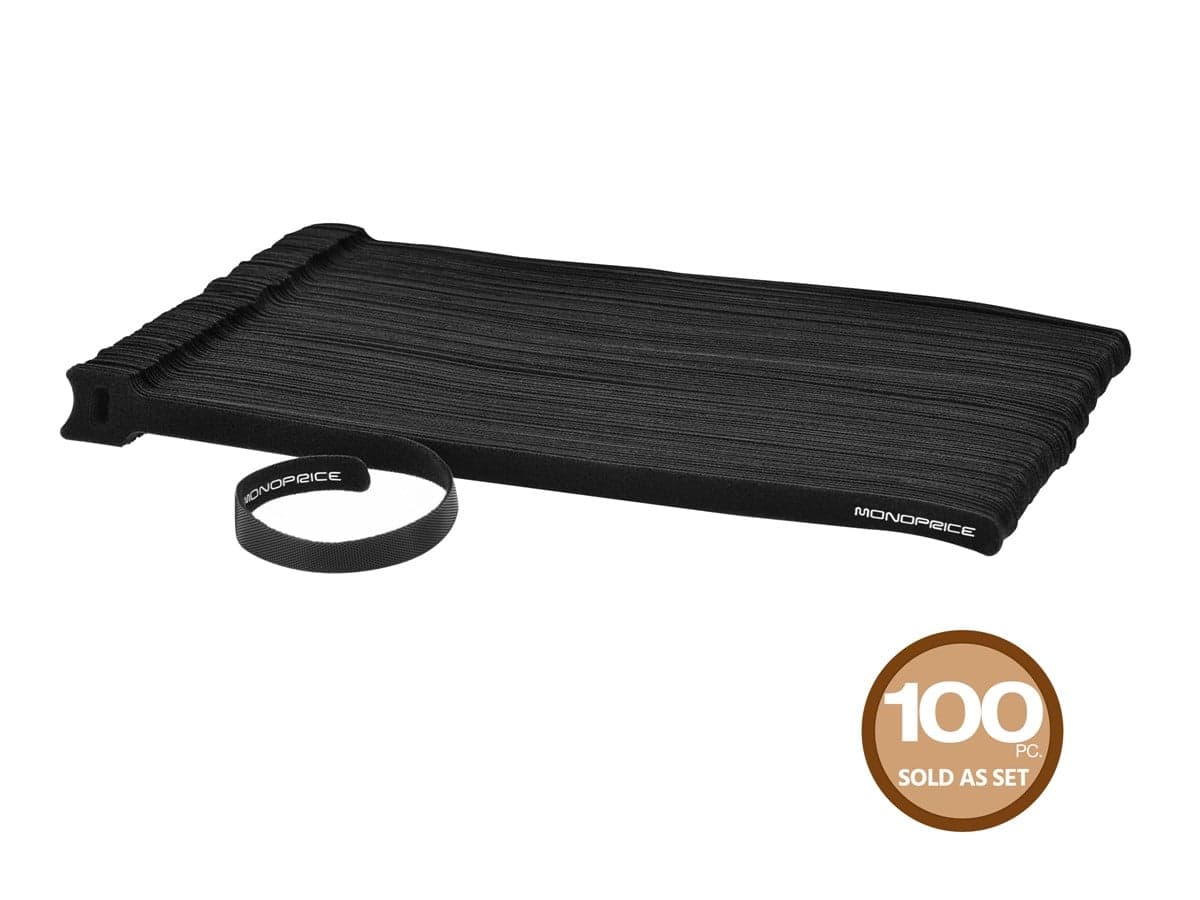 Monoprice Reusable Hook & Loop Fastening Cable Ties