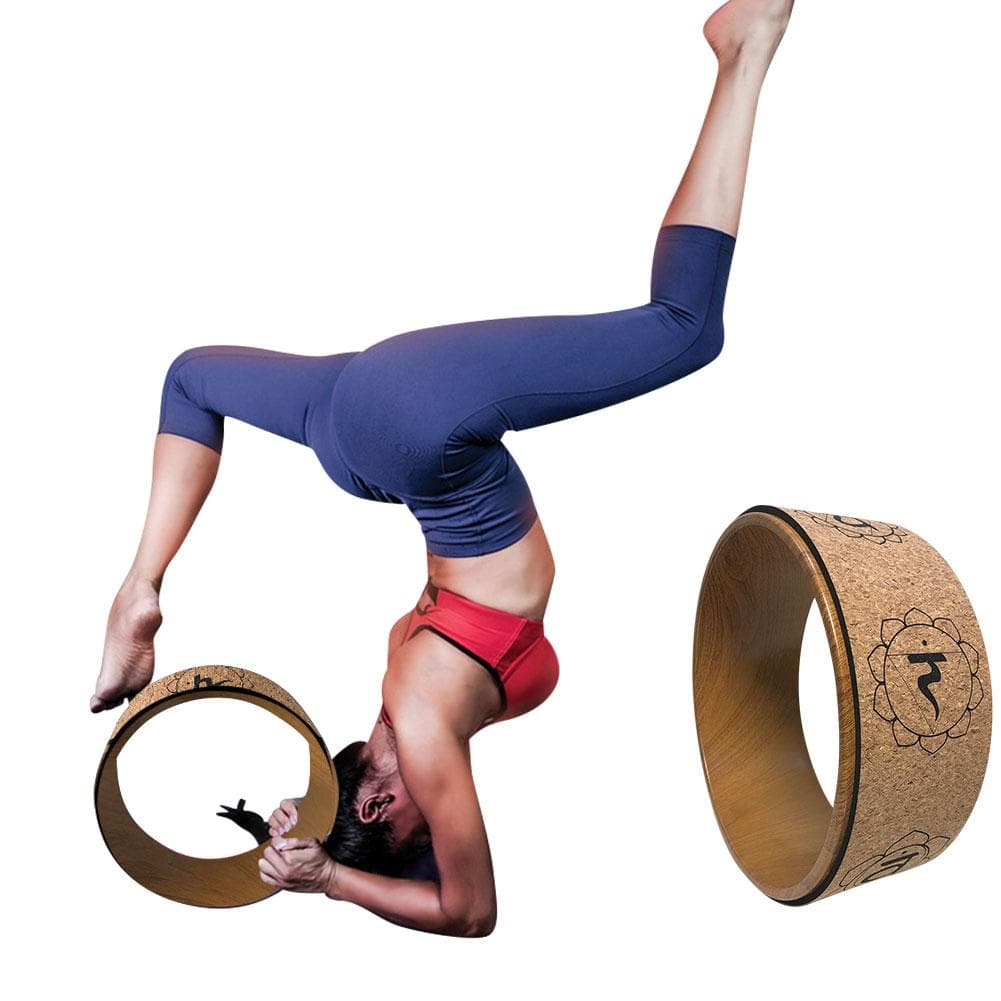Cork Yoga Wheel Yoga Prop Supports Yoga Circles Gy... – Grandado