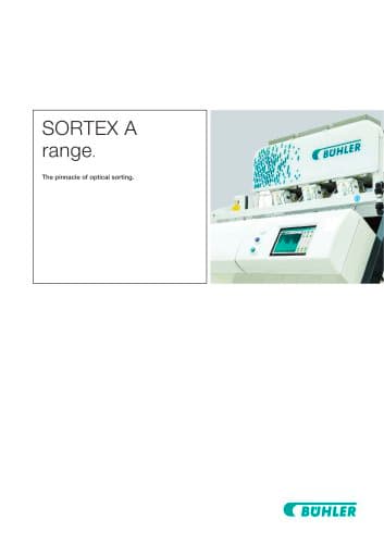 SORTEX A range. - Bühler Group - PDF Catalogs | Technical Documentation ...