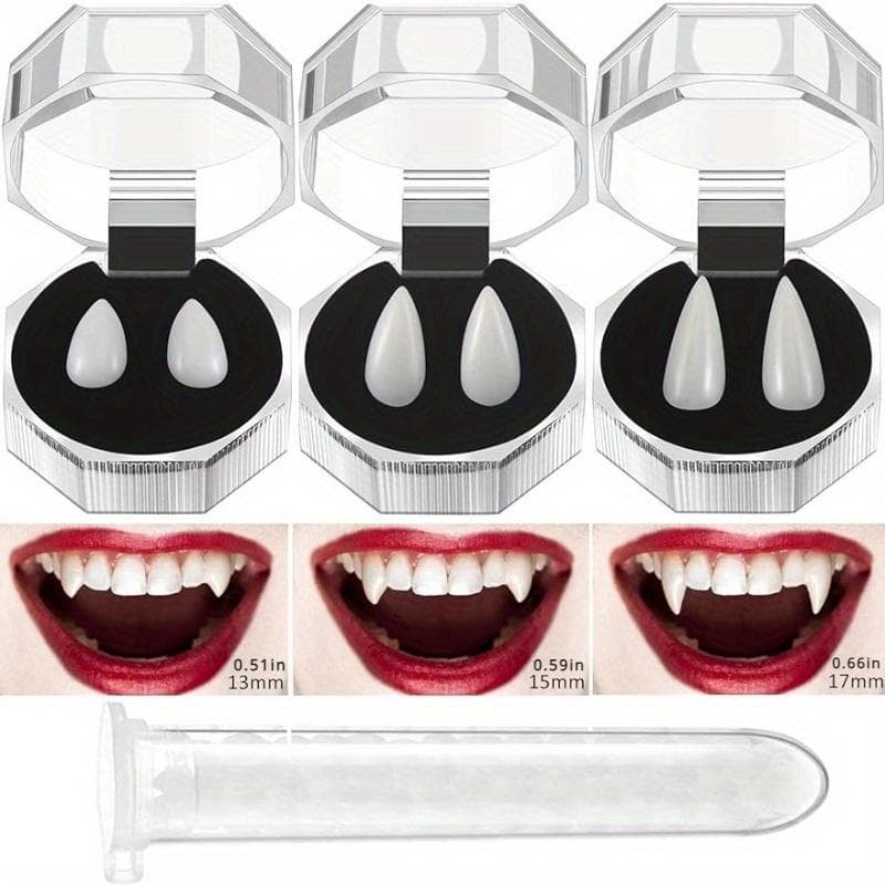 Koupit Halloween Fake Teeth Realistic Vampire Fangs Vampire Costume ...