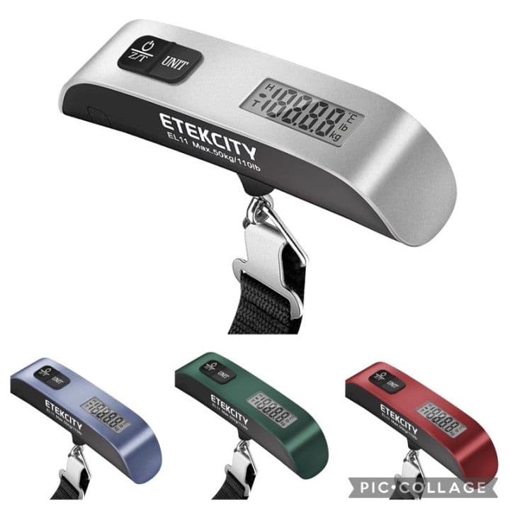 Etekcity Digital Hanging Luggage Scale, Portable Handheld Baggage Scale ...