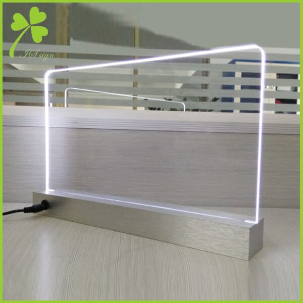 Custom Edge Lit Acrylic Signs Custom Acrylic LED Signs | Neon Signs