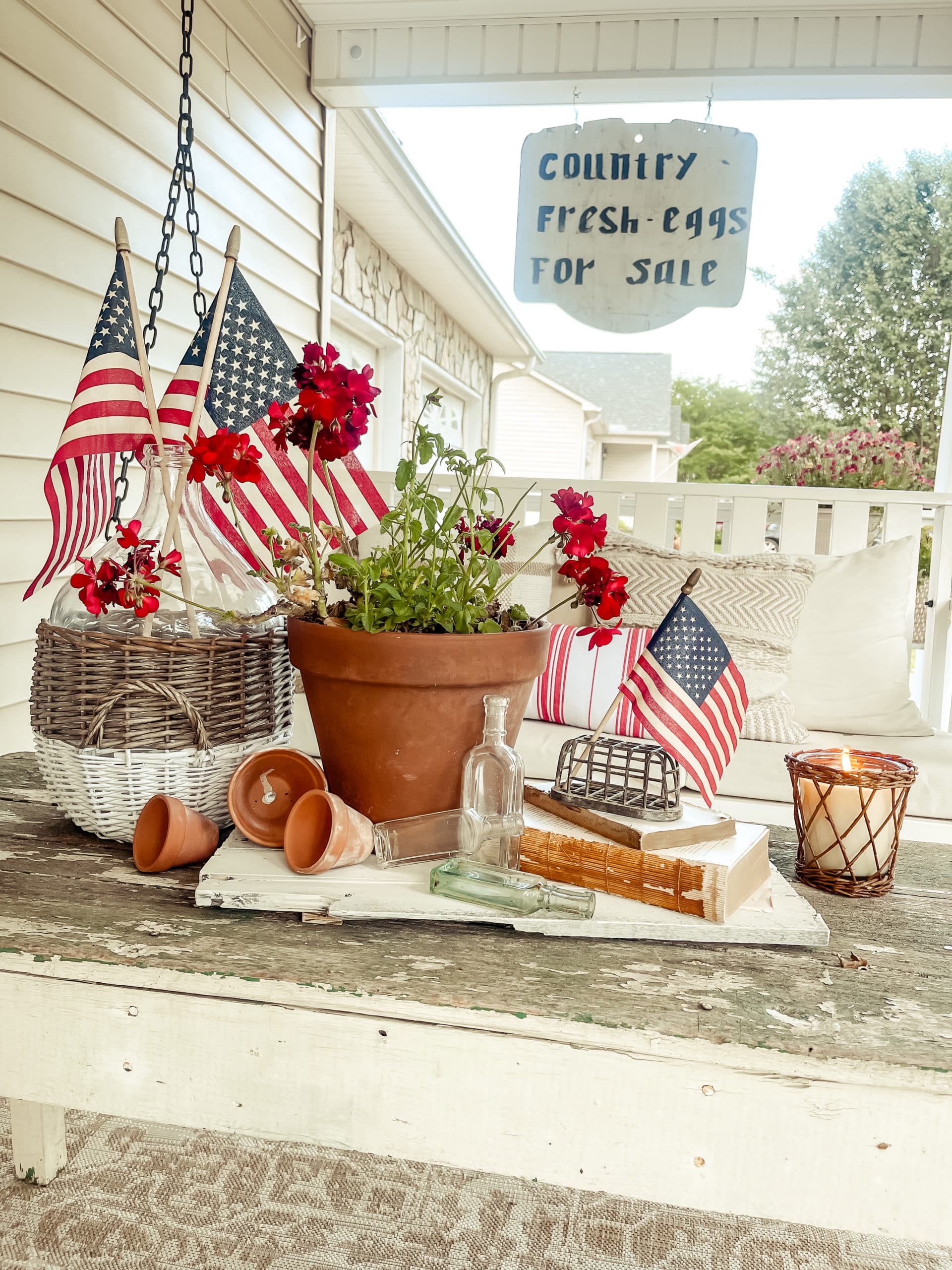 Simple Patriotic DIY - Itty Bitty Farmhouse