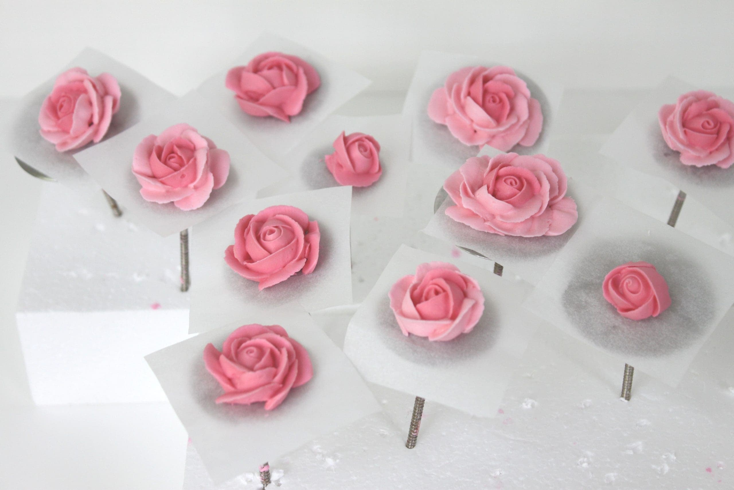 How to Pipe Royal Icing Roses - Plus, Four Coloring Methods - Julia Usher