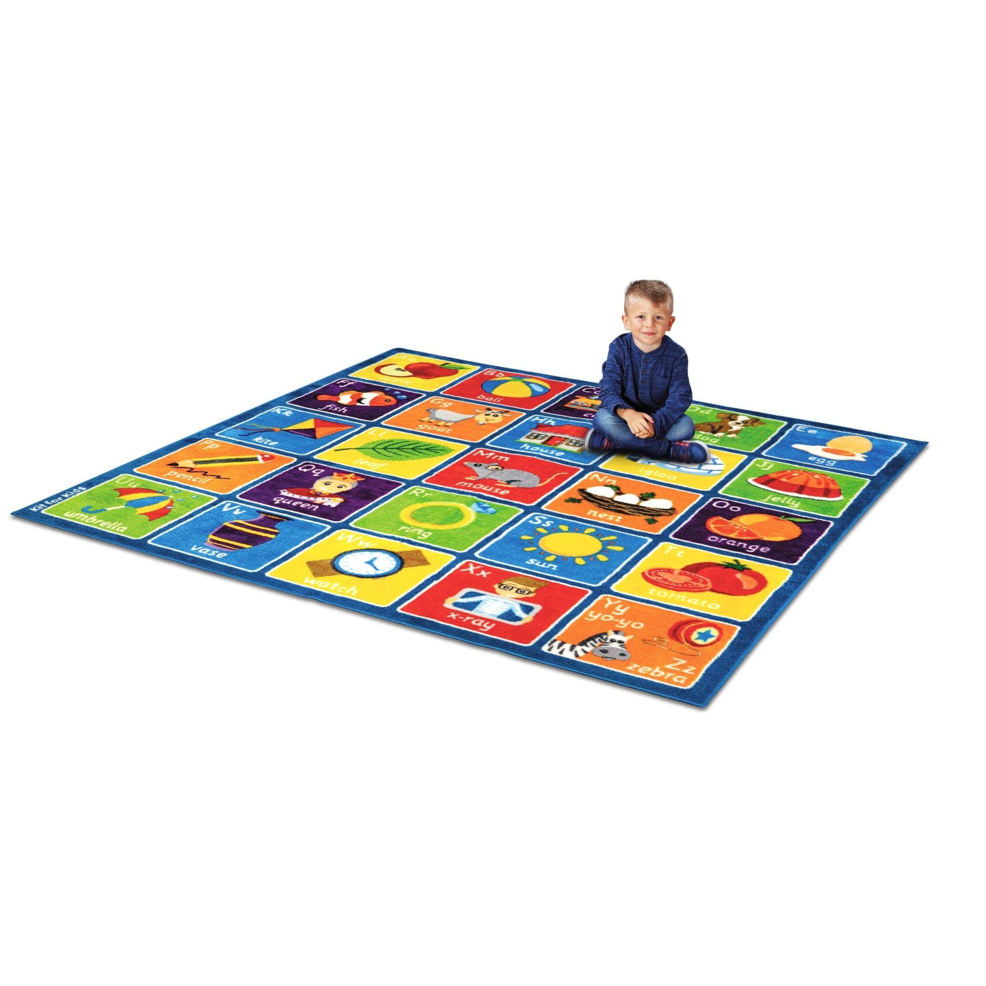 Alphabet Rectangular Carpet | Learning Space Solutions
