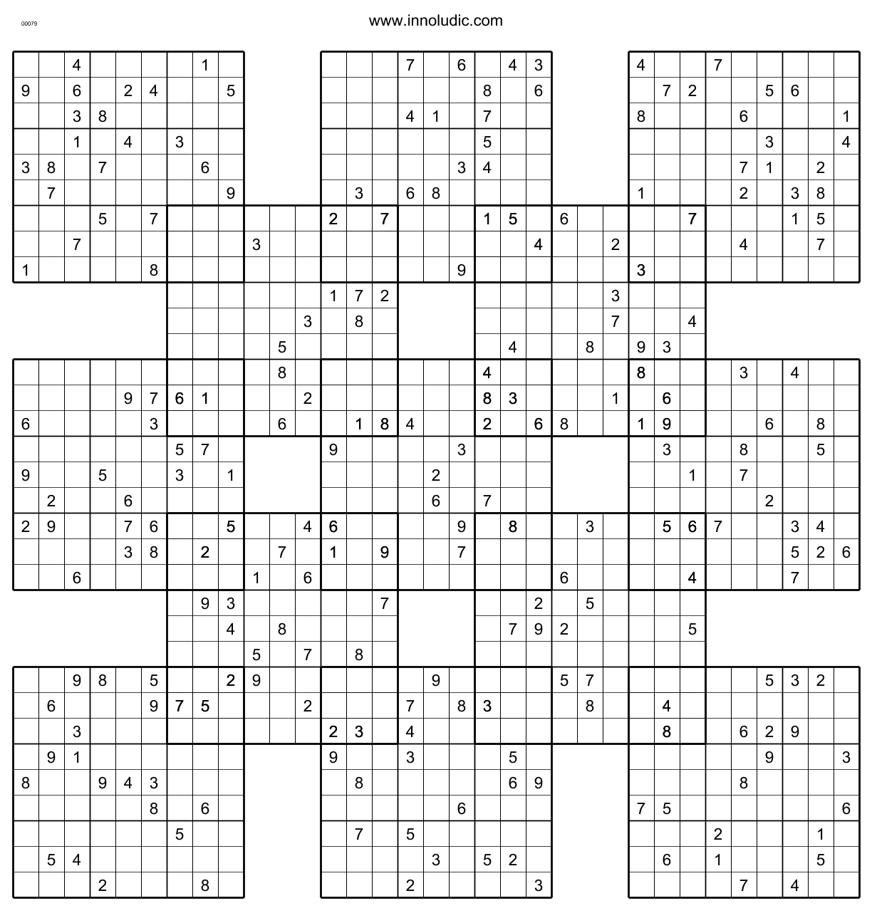 Sumo 6 - Lyana Printable Sudoku