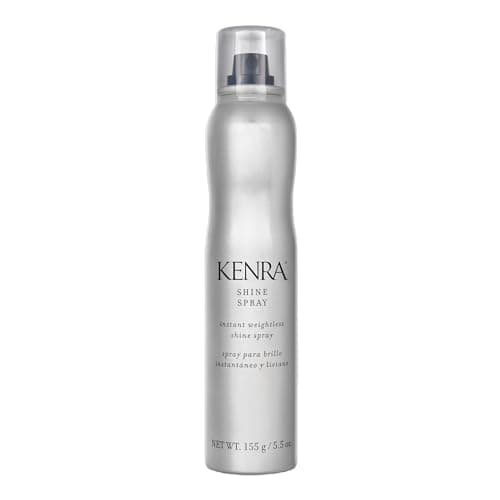Kenra Shine Spray | Weightless Instant Shine Finishing Spray | Heat Protectant | Tames Frizz & Enhances Colour | Lightweight Formula | 163 mL