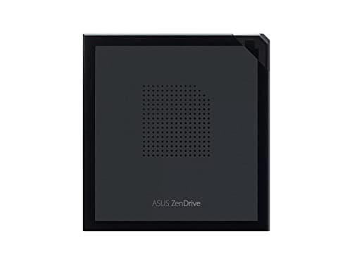 ASUS ZenDrive V1M External DVD Drive and Writer with Built-in Cable-Storage Design, USB-C Interface, Compatible with Win 11 and macOS, M-DISC Support (SDRW-08V1M-U)