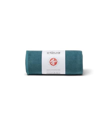 Manduka eQua Yoga Hand Towel, Midnight, 16"
