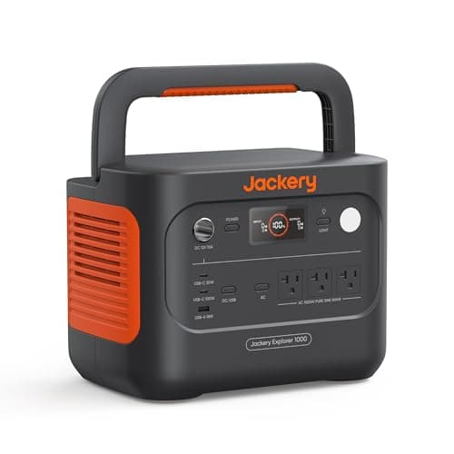 Jackery Explorer 1000 V2 Portable Solar Generator + 100W Mini Solar ...