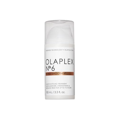 Olaplex No. 6 Bond Smoother, Leave-In Styling Hair Cream Treatment, Smooths, Conditions, & Strengthens, Frizz Control for Up to 72 Hours, For All Hair Types, 100ml