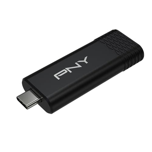 512GB PNY PRO Elite V3™ Type-C USB 3.2 Gen 2 Flash Drive – Up to 1000MB/s Read, Up to 800MB/s Write, Extreme Performance for Professional Data Storage and Transfers, Premium Metal Design, USB-C