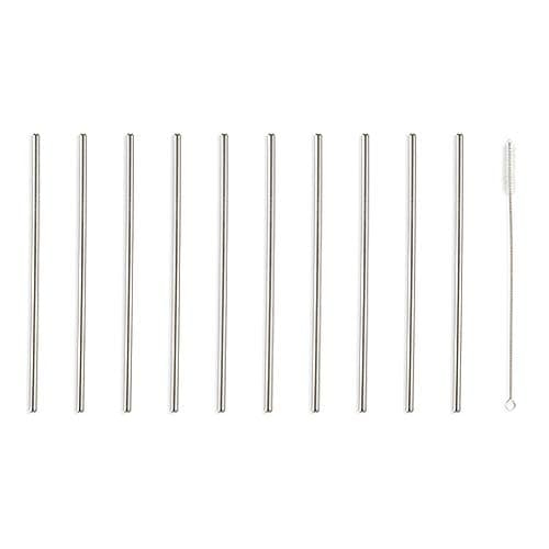 Stainless Steel Straws – Kikkerland Design Inc