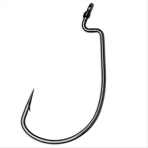 VMC Heavy Duty Wide Gap Hook Black Nickel #4/0 (5 Pack) - Fishing Hook