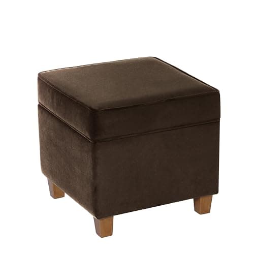 Double Velvet Ottoman Box - Crushed Velvet Storage Box