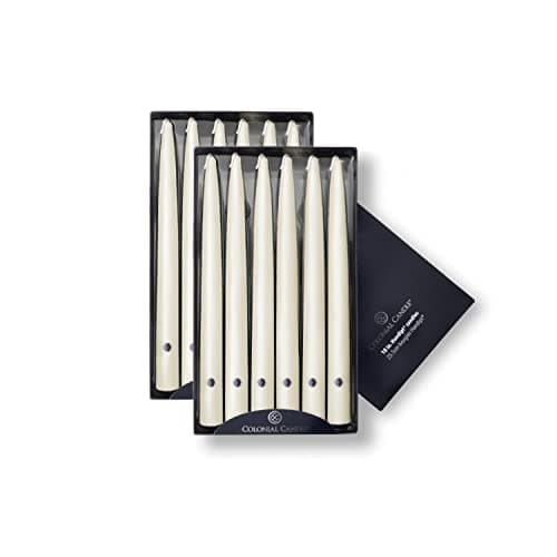 Colonial Candle 10" Handipt, Ivory Taper Candles | Cape Candle