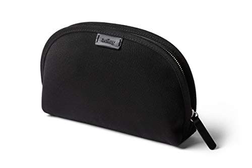 Bellroy Classic Pouch (EDC Zipper Travel Pouch, Water-Resistant Woven Fabric, Holds Pencils, Pens, Tech & Personal Items, Internal Mesh Pockets) - Melbourne Black